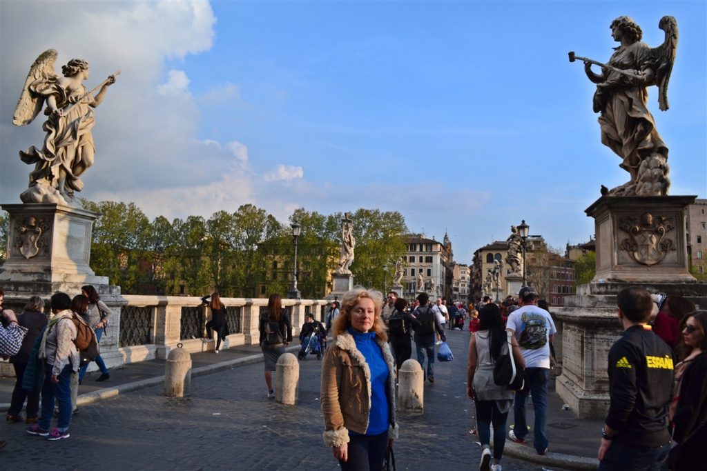 Getting closer to Vatican City means more foot traffic...