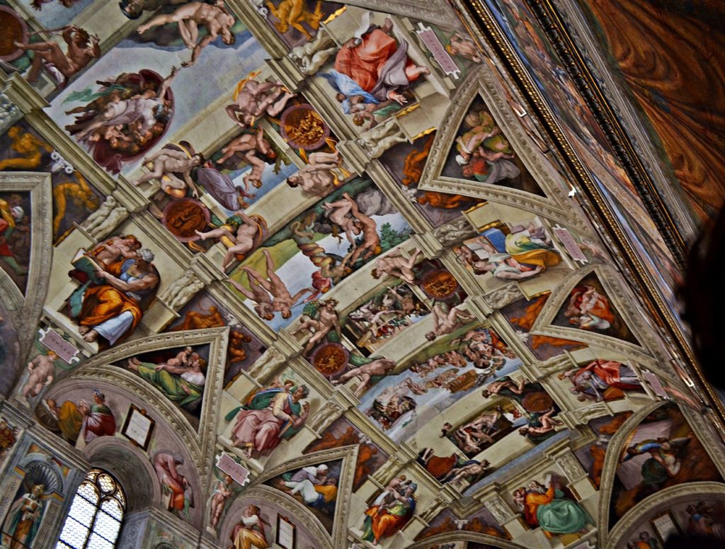The Sistine Chapel ceiling art