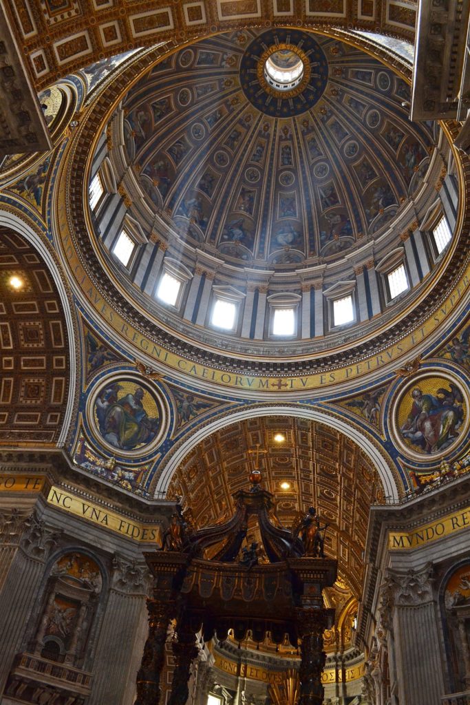 Under the dome of St. Peter